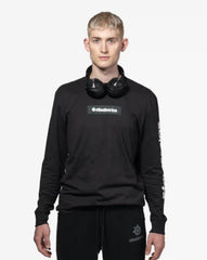 Men's Long-Sleeve T-Shirt: Black: L